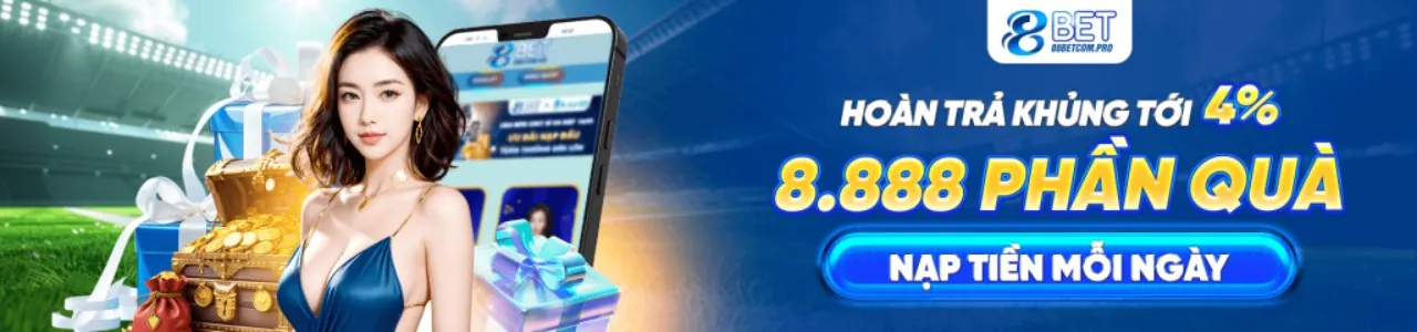 Banner khuyến mãi hoàn trả hàng ngày 8ket login